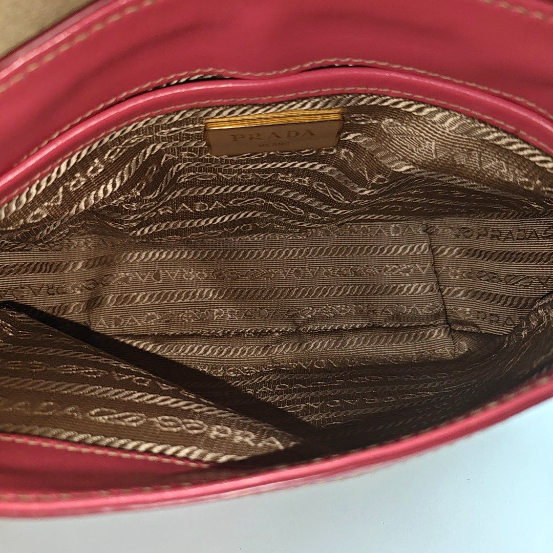 Canvas Shoulder Bag Brown