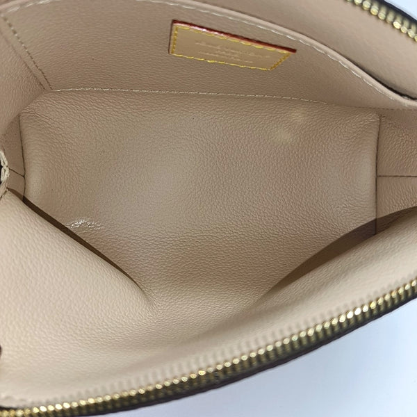 COSMETIC PM Monogram Coated Canvas Brown
