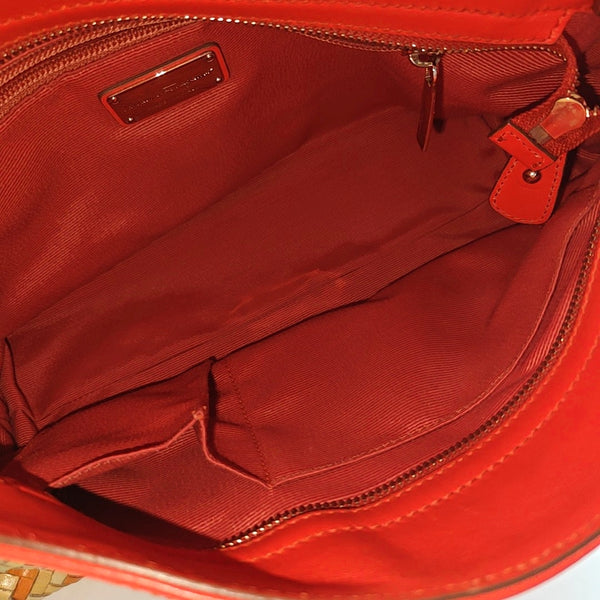 Calfskin Top Handle Bag Multicolor
