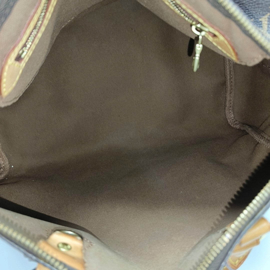 SPEEDY 30 Monogram Coated Canvas Brown