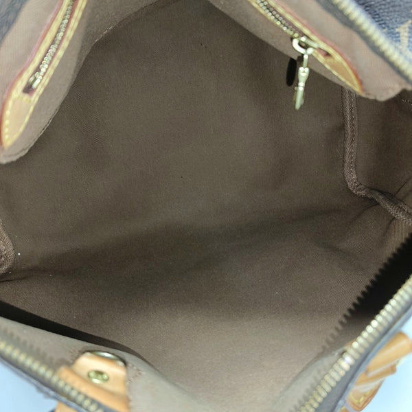 SPEEDY 30 Monogram Coated Canvas Brown