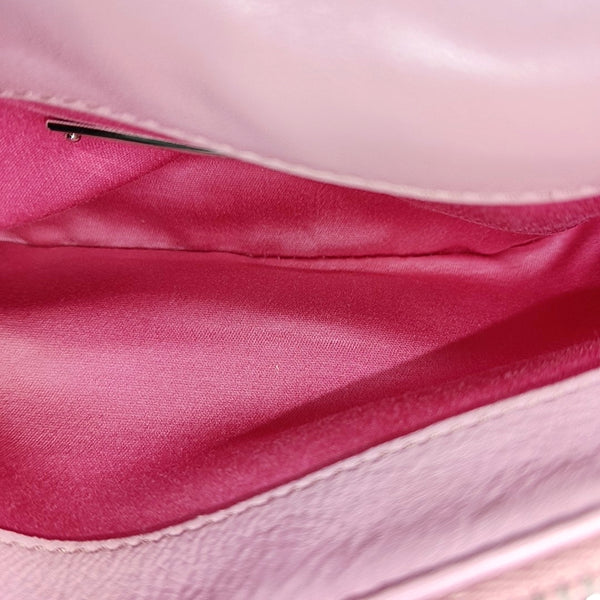 Crystal Quilted Lambskin Pink