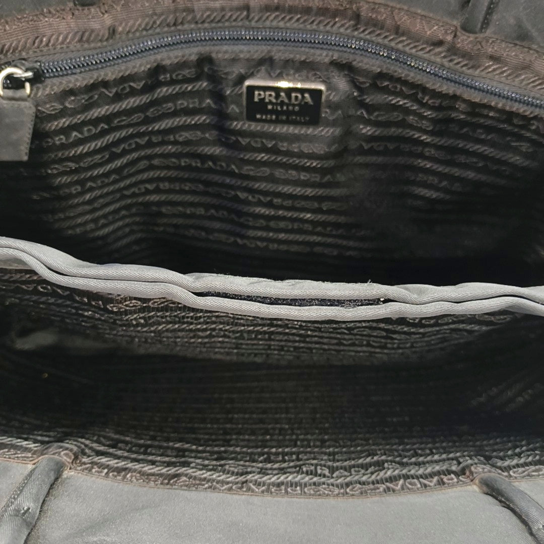 Nylon Tote Bag Black