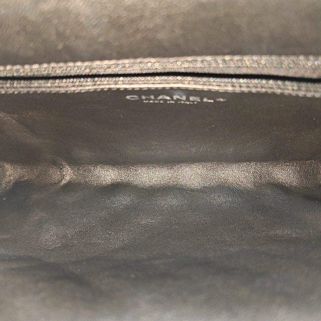 Quilted Lambskin Clutch Black