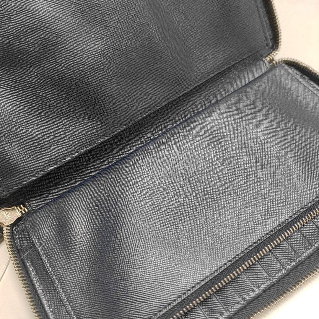 Saffiano Calfskin Wallet Blue