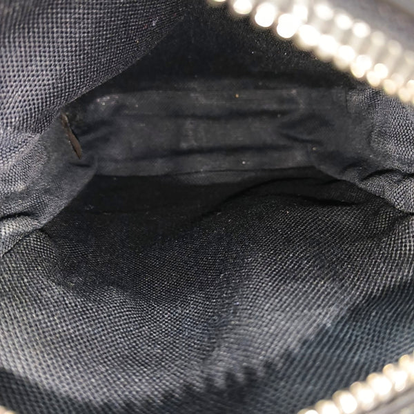 GG Supreme Small Monogram Coated Canvas Black