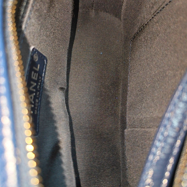 GABRIELLE Small Quilted Calfskin Blue