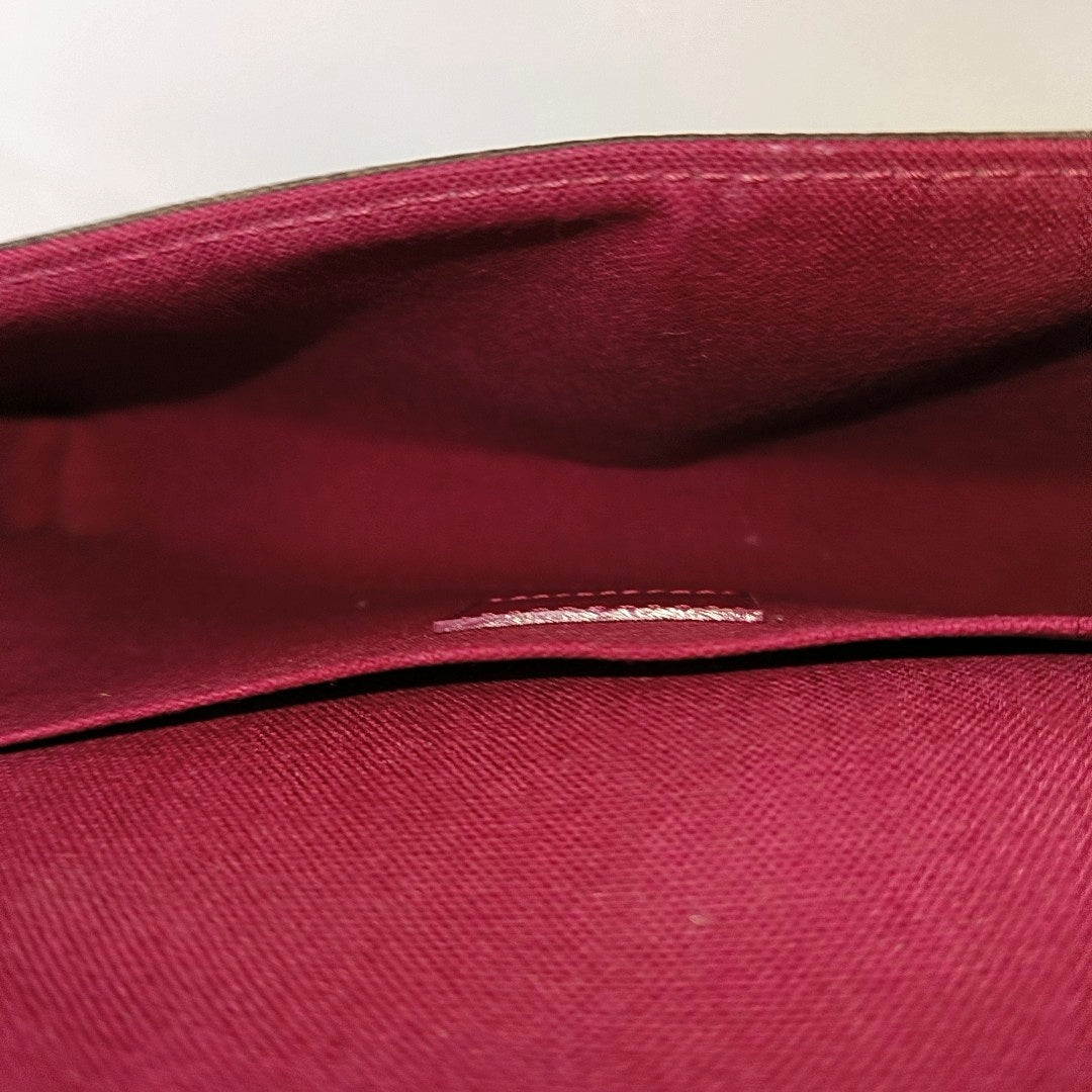 FÉLICIE Monogram Coated Canvas Brown