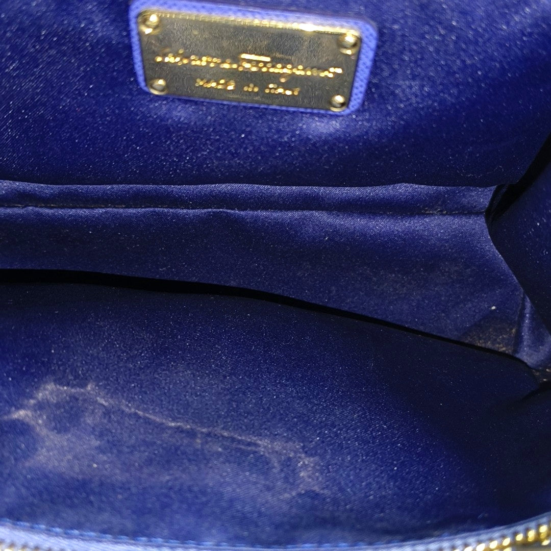 Calfskin Tote Bag Blue