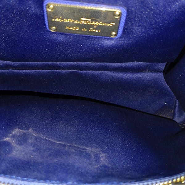 Calfskin Tote Bag Blue