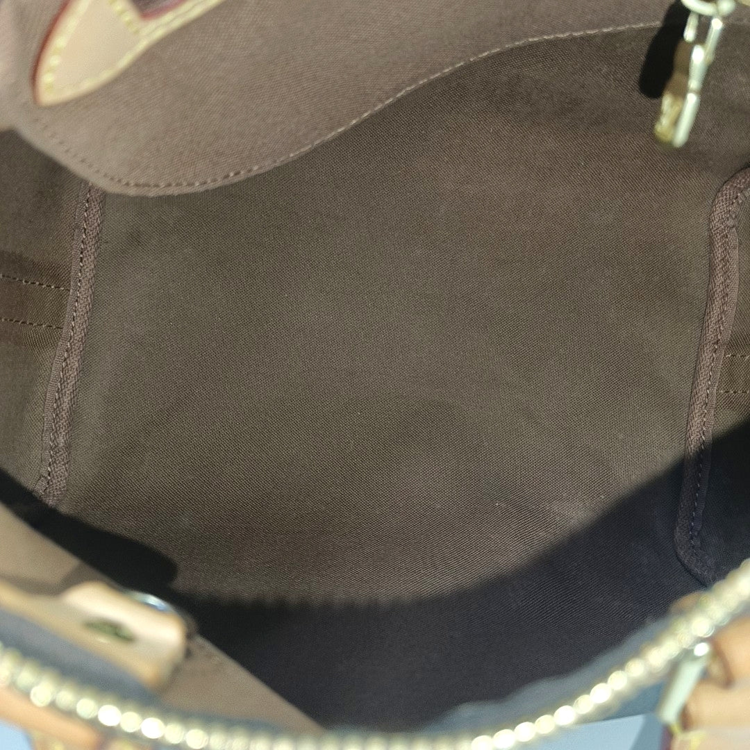 SPEEDY 25 Monogram Coated Canvas Brown