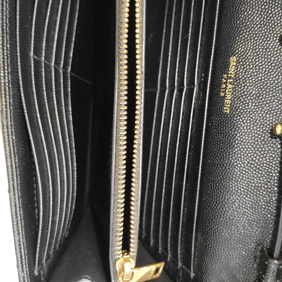 MONOGRAM Medium Chevron Calfskin Black