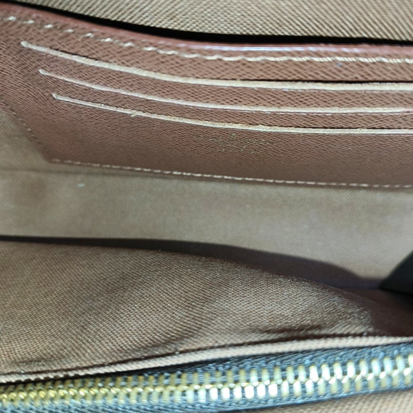 IVY Monogram Coated Canvas Brown