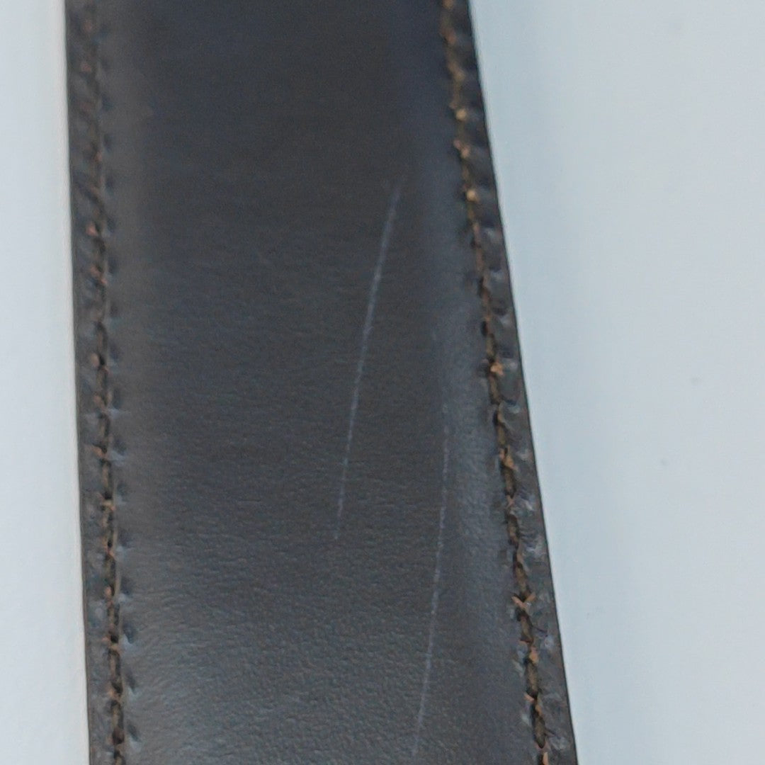 Leather Belt White