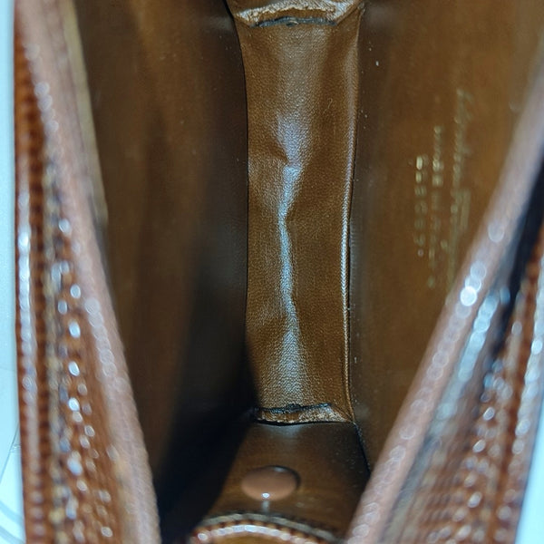 Ginny Calfskin Brown Coin Purse