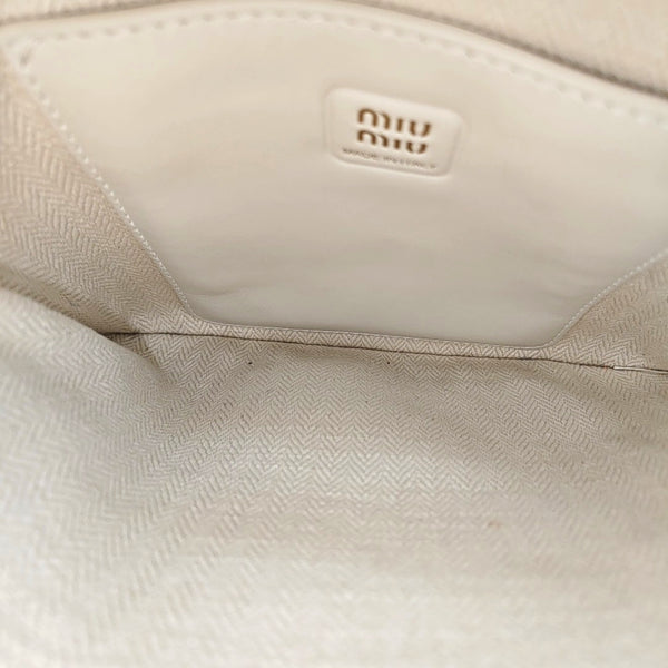 IVY Quilted Suede White