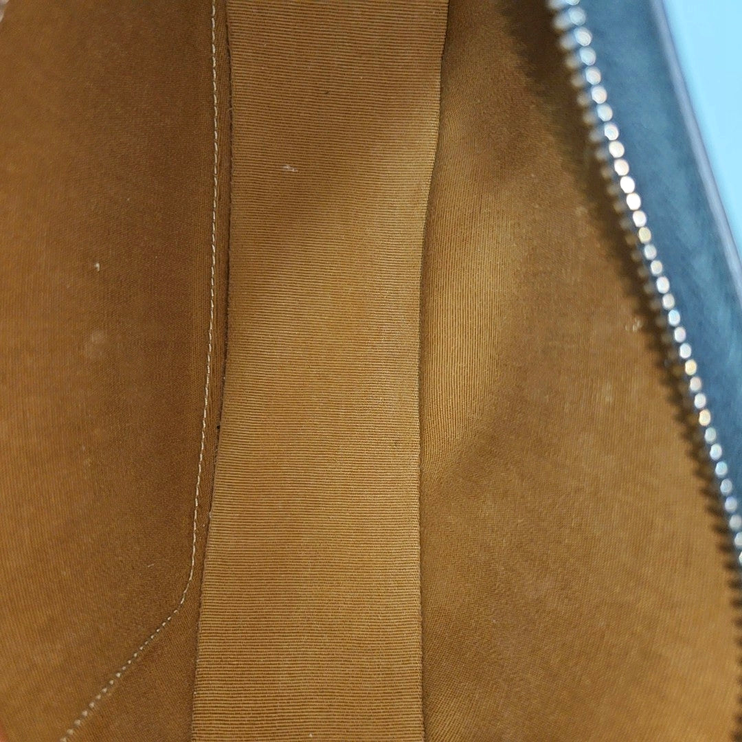 Authenticated pre-owned  AVA Coated Canvas Brown - Top Handle Bag at Looply