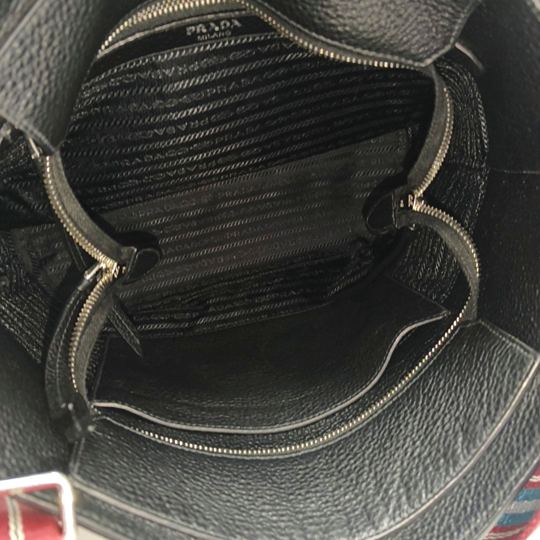 Calfskin Shoulder Bag Black