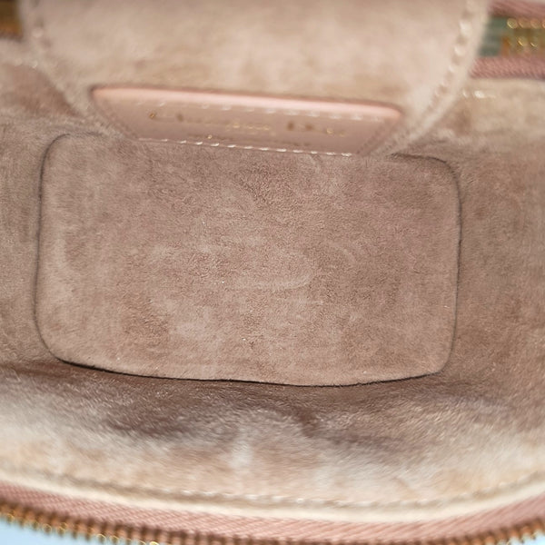 Lady Dior Super Mini Cannage Calfskin Pink