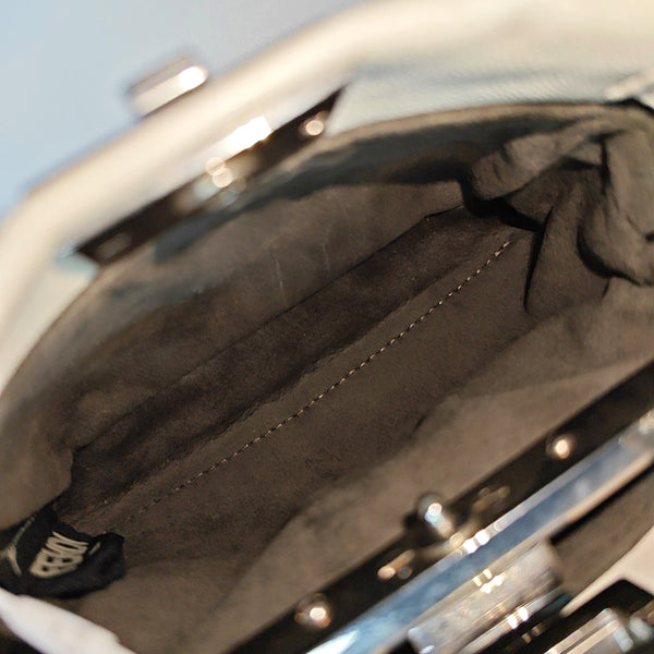 Authenticated pre-owned  Peekaboo Mini Calfskin White - Tote Bag at Looply