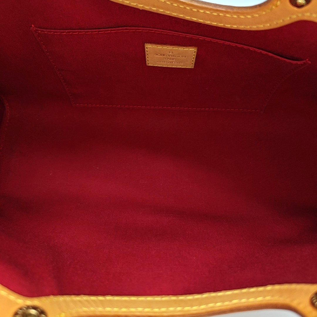 ROXBURY Monogram Patent Leather Red