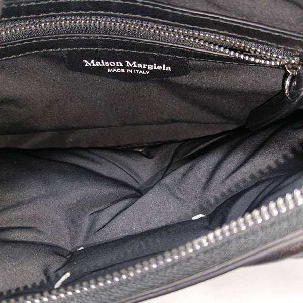 Quilted Leather Shoulder Bag Black