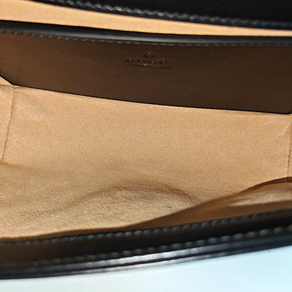 GG Marmont Small Quilted Calfskin Black