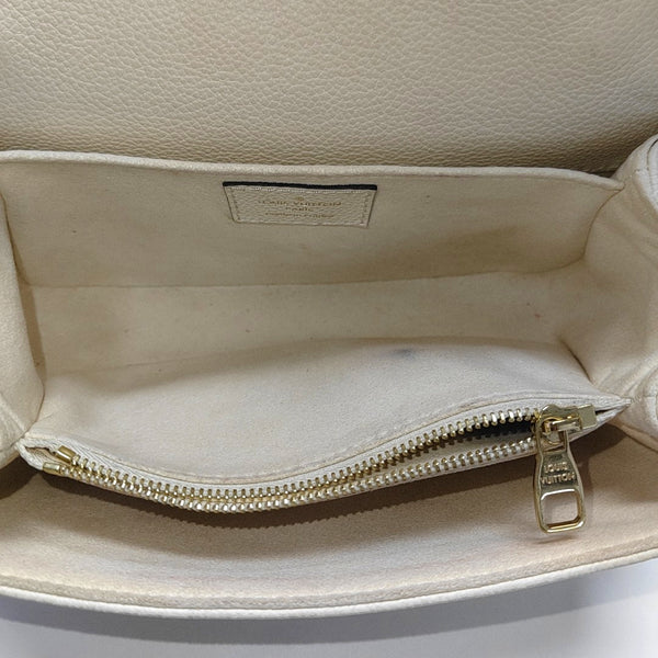 MÉTIS EAST WEST Monogram Calfskin Beige