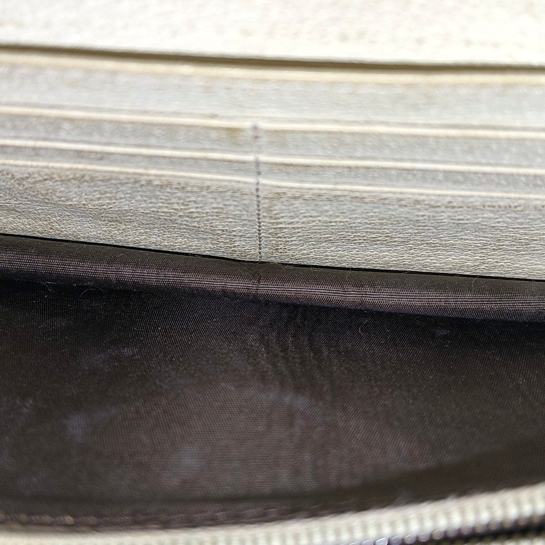 Queen Margaret Mini Monogram Coated Canvas Beige