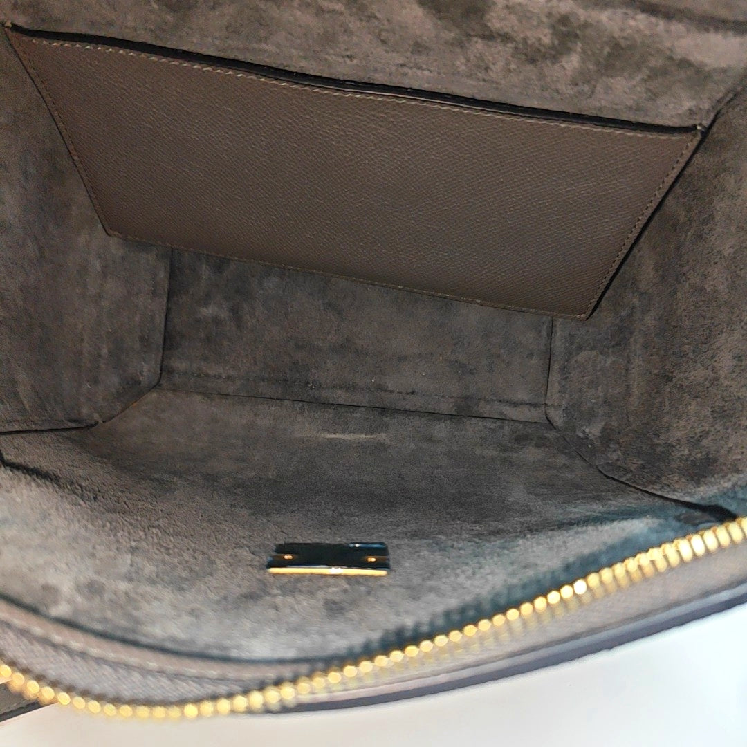 BELT Micro Calfskin Gray