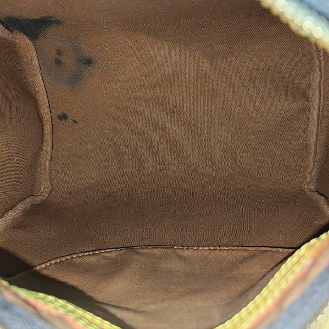 SPEEDY 25 Monogram Coated Canvas Brown