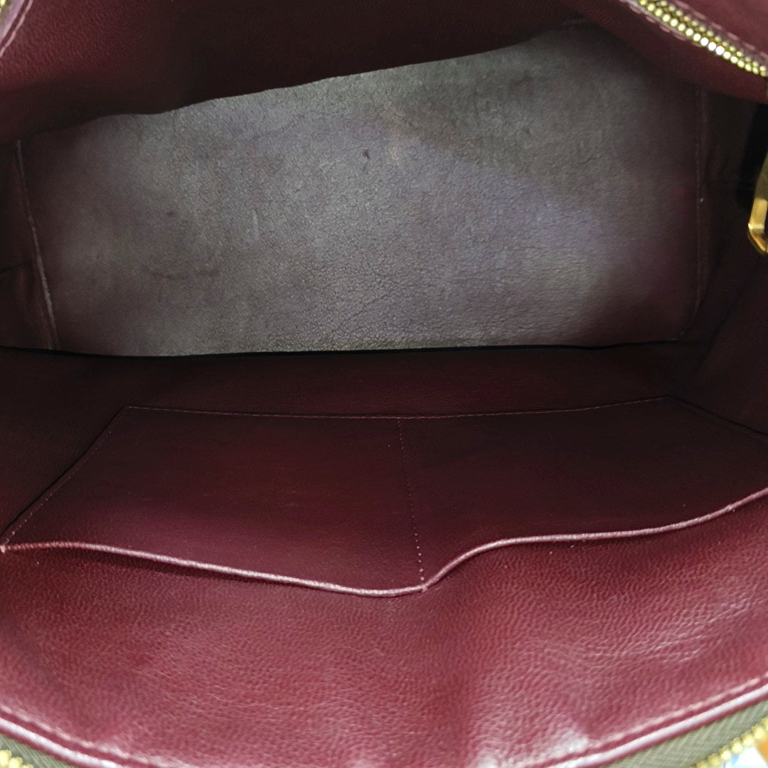 LOCKIT MM Monogram Coated Canvas Brown