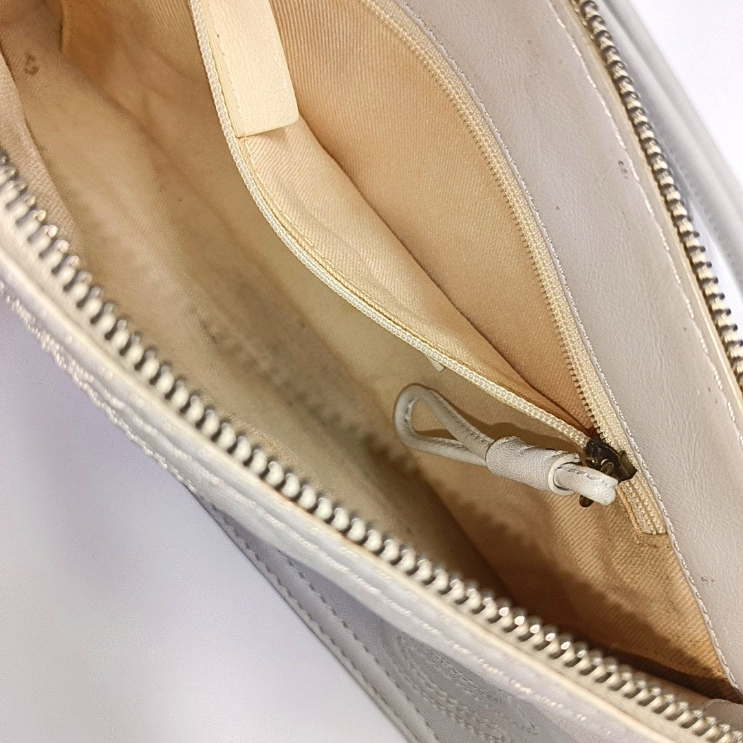 Quilted Calfskin White