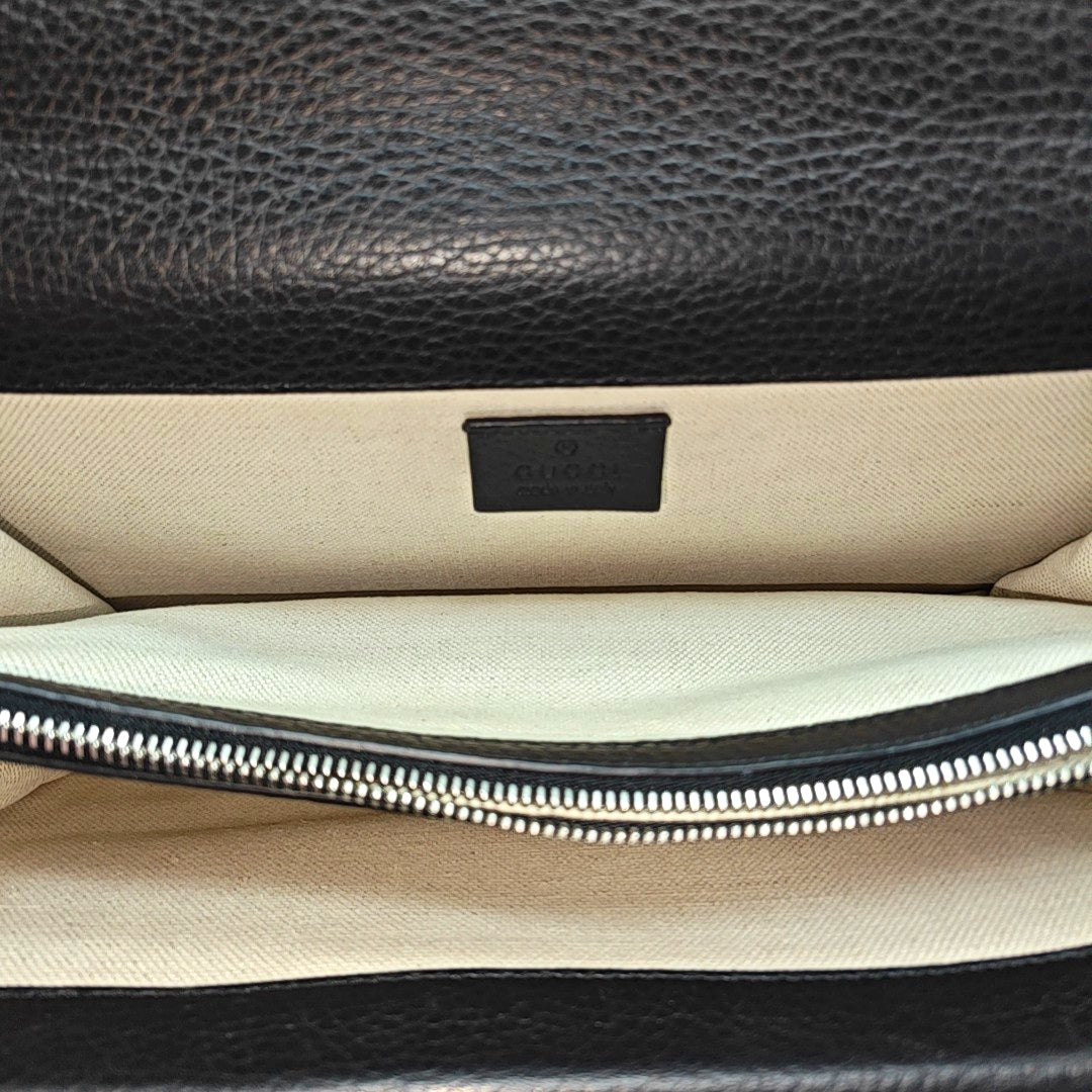 Authenticated pre-owned  Dionysus Small Calfskin Black - Shoulder Bag at Looply