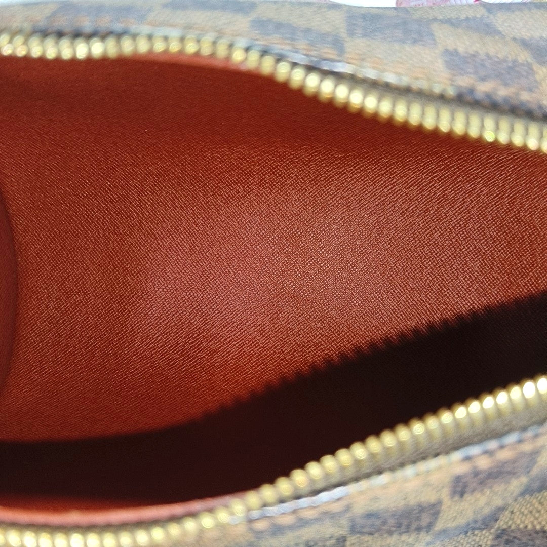 PAPILLON 26 Damier Ebene Coated Canvas Brown