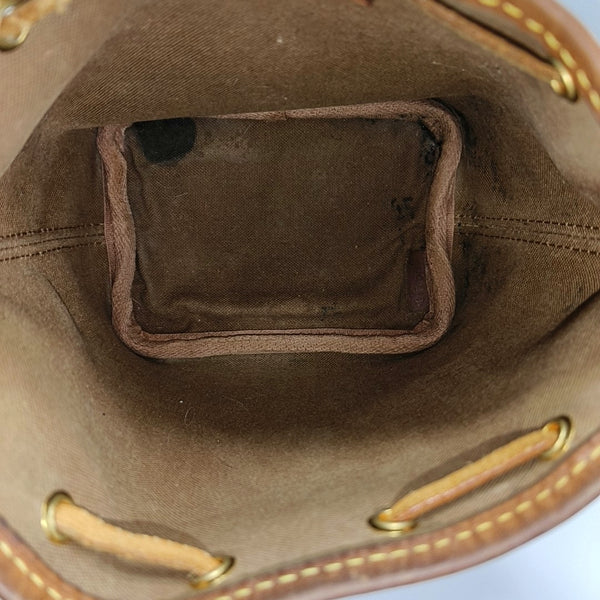 NÉONOÉ Nano Monogram Coated Canvas Brown