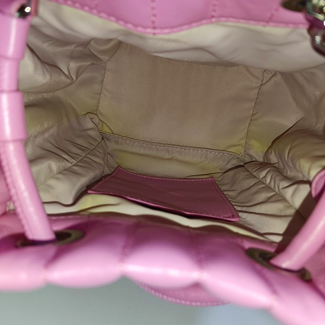 Lola Mini Quilted Lambskin Pink