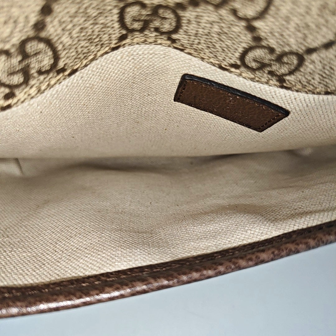Neo Vintage Monogram Coated Canvas Beige