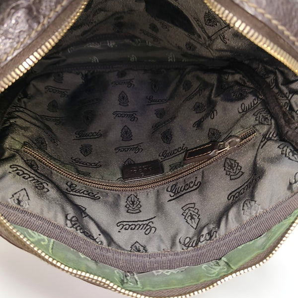 GG Imprime Monogram Calfskin Brown