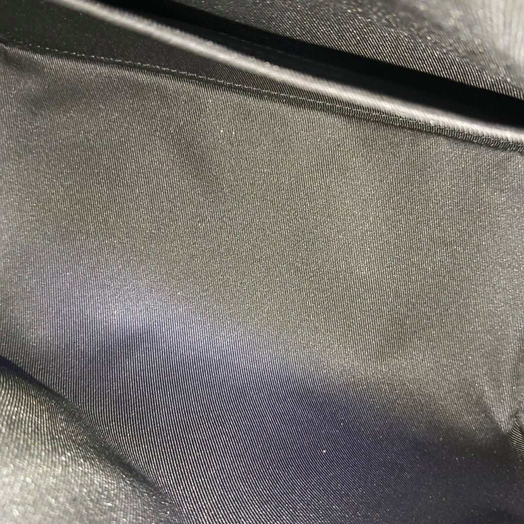 KEEPALL Monogram Coated Canvas Black