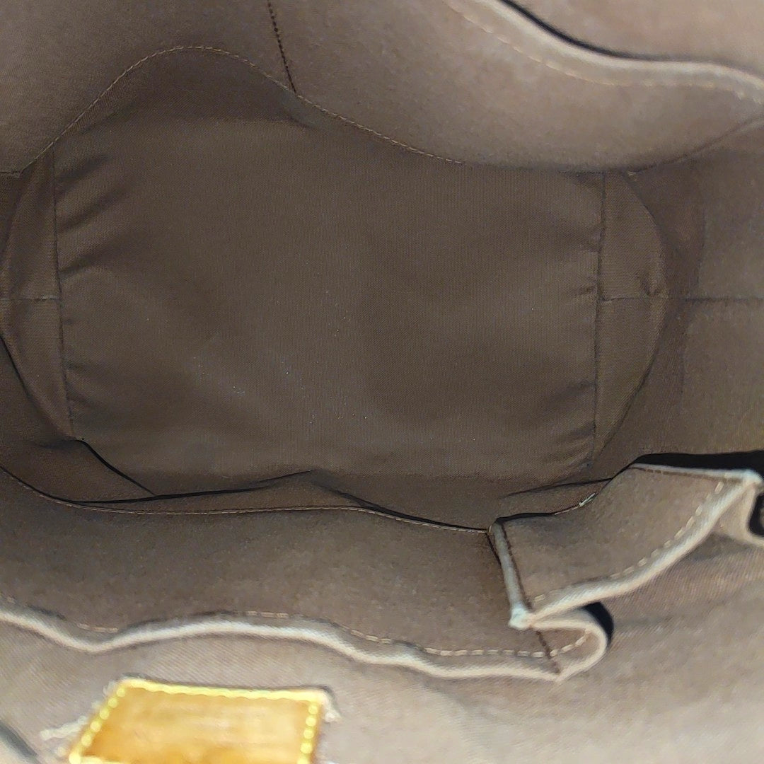 PALERMO PM Monogram Coated Canvas Brown