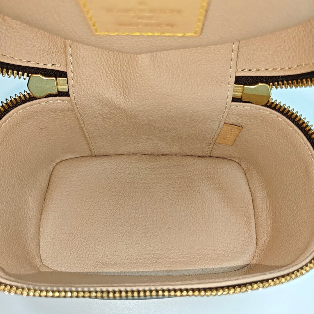 NICE Super Mini Monogram Coated Canvas Brown