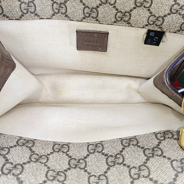 Neo Vintage Small Monogram Coated Canvas Beige