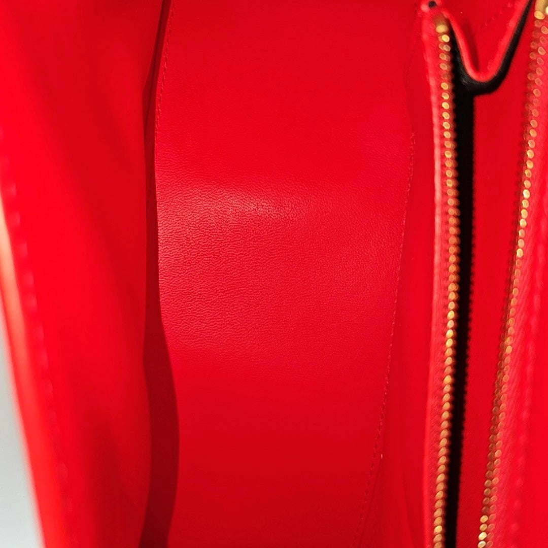 Hourglass S Calfskin Red