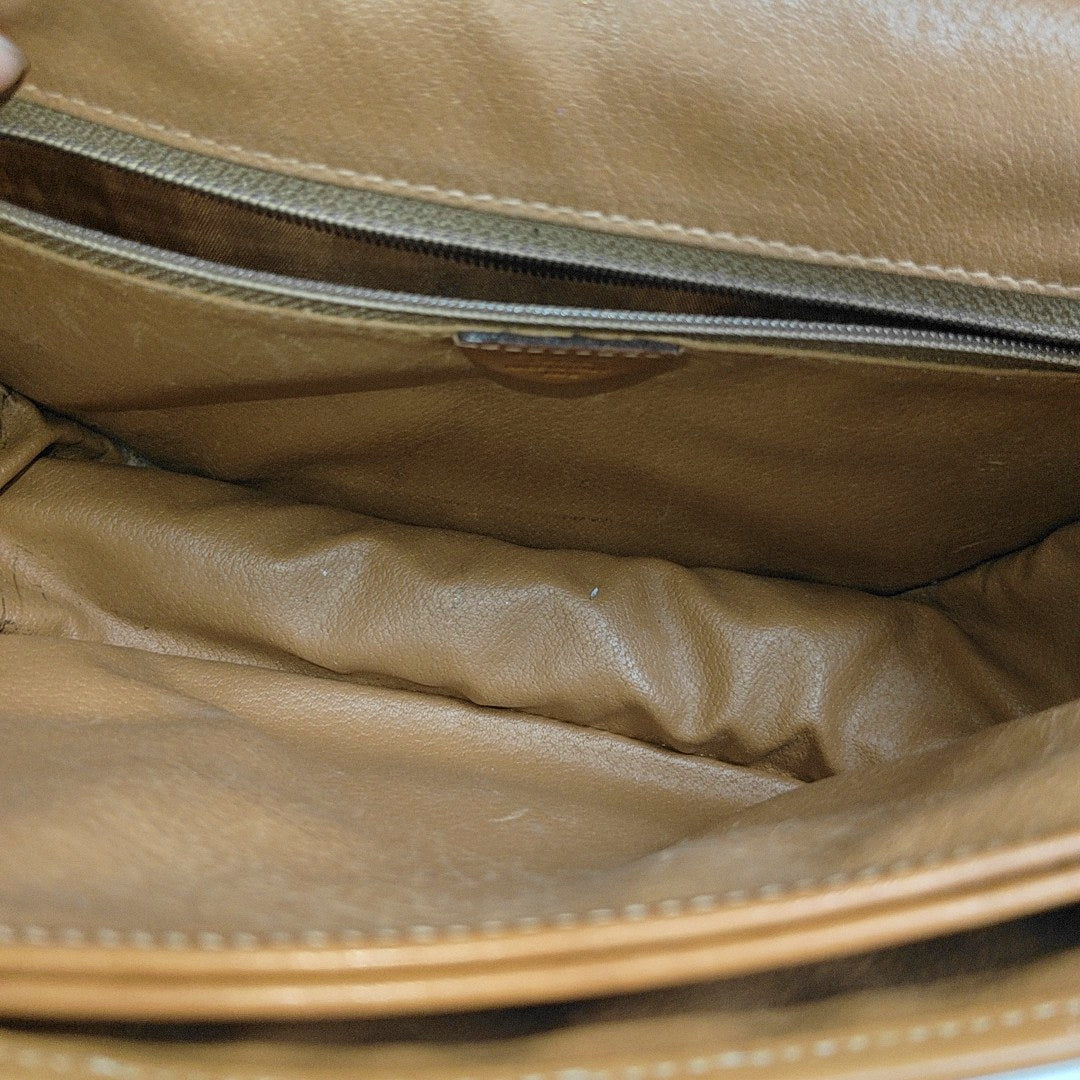 MACADAM CLUTCHES Coated Canvas Brown