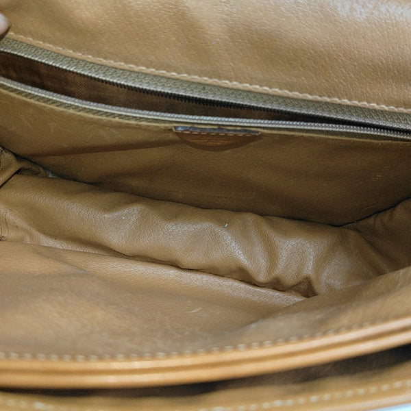 MACADAM CLUTCHES Coated Canvas Brown