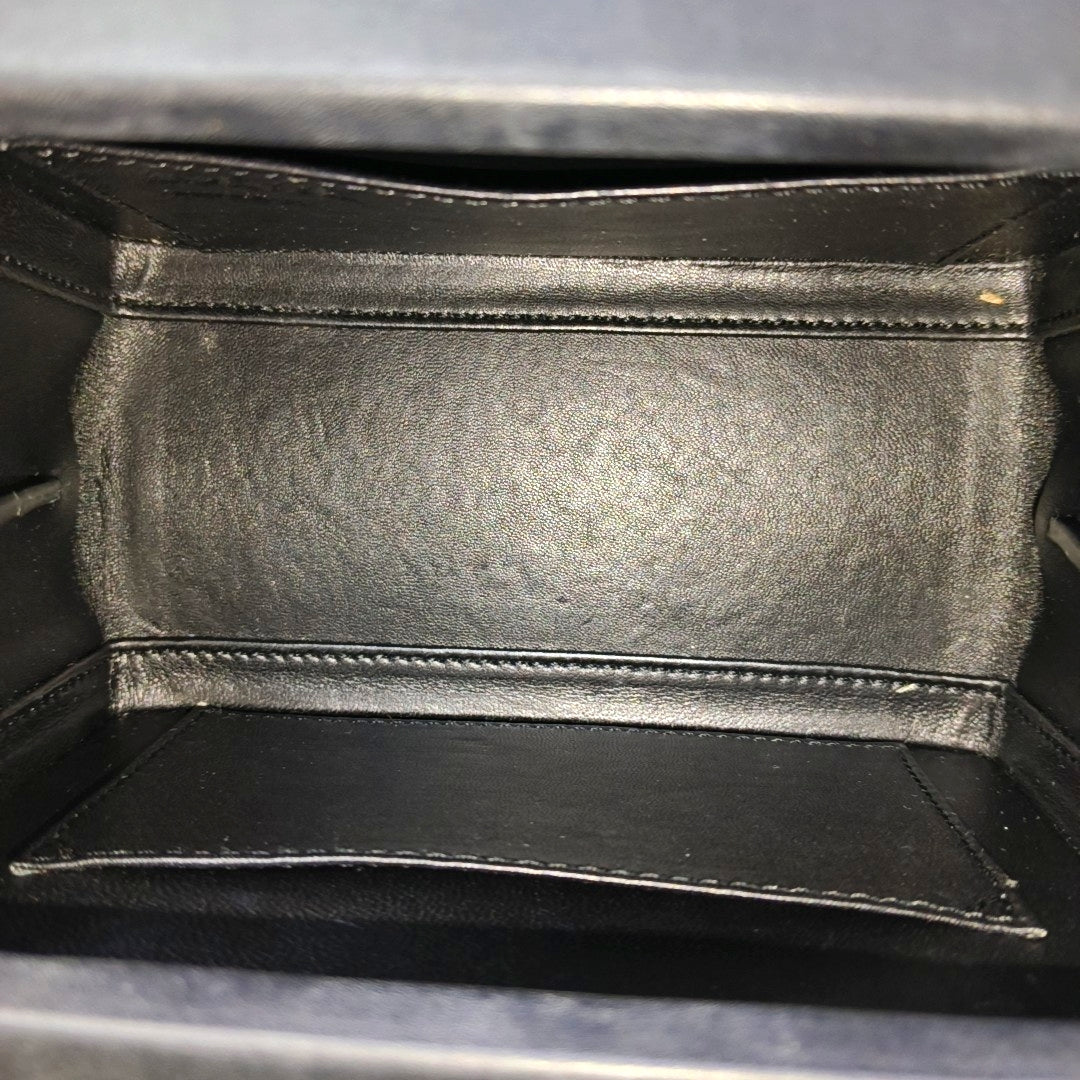 Postal Small Calfskin Black