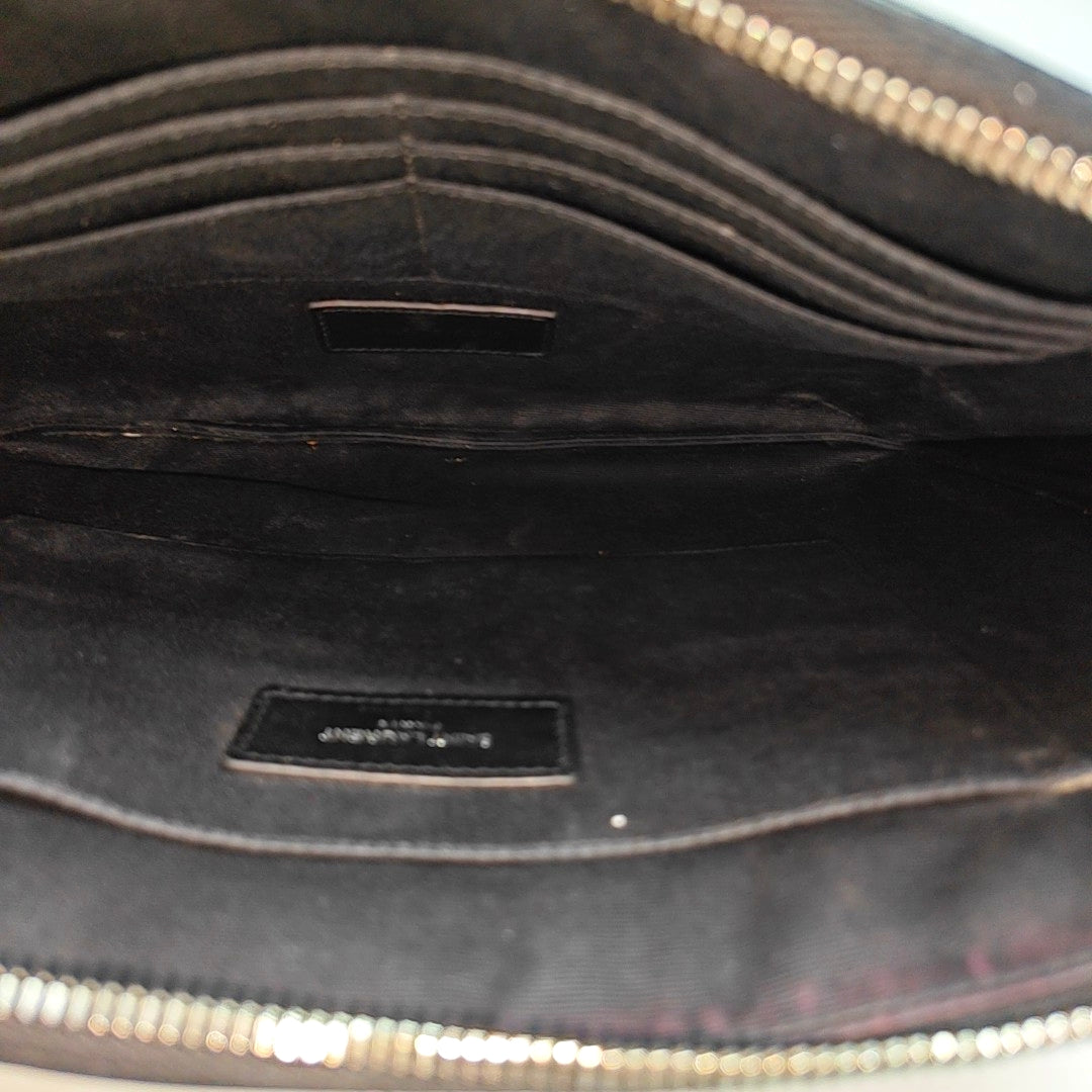 Calfskin Clutch Black