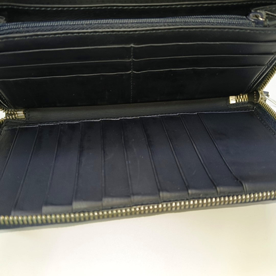 Monogram Calfskin Wallet Black