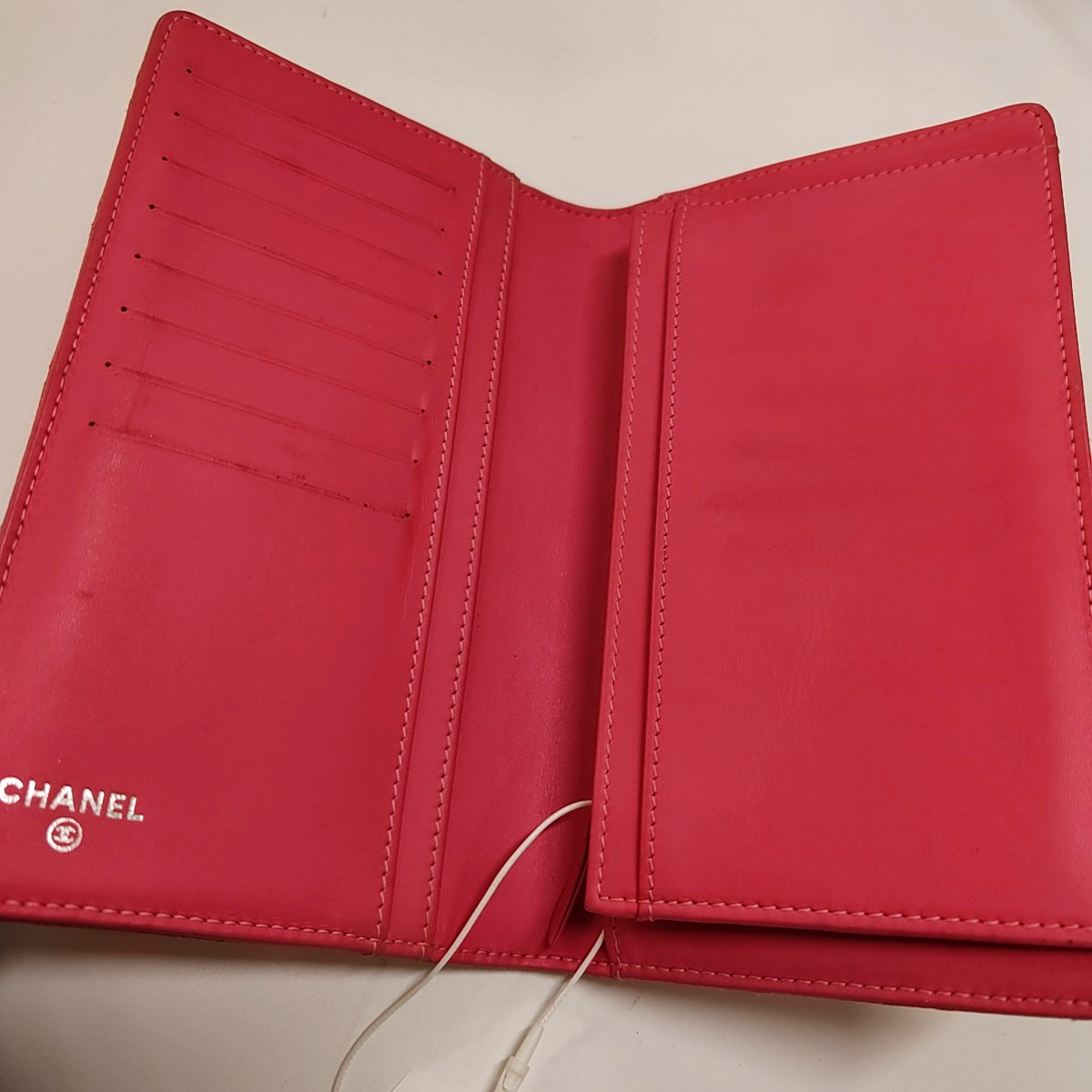Quilted Calfskin Wallet Pink